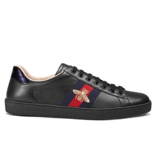 Giày Gucci Ace Bee Thêu Ong Đen