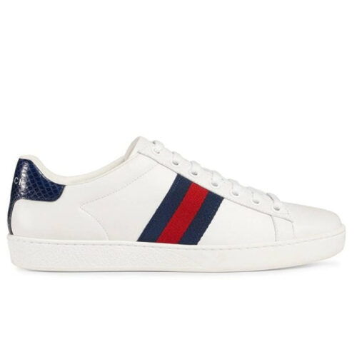 Giày Gucci Ace White Blue Red