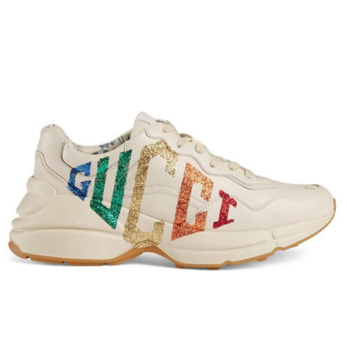 Giày Gucci Chunky logo cầu vồng