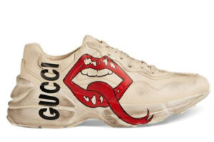 Giày Gucci Dơ Mouth Môi Bẩn