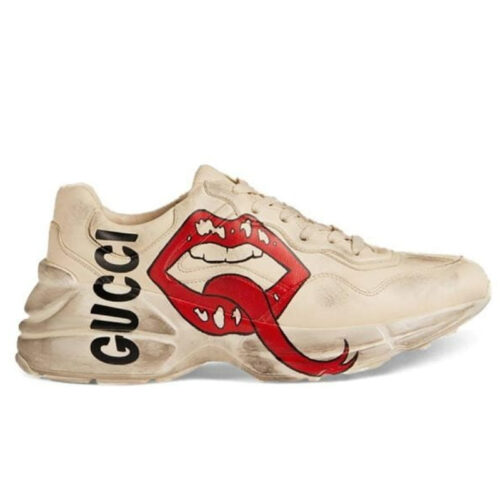 Giày Gucci Dơ Mouth Môi Bẩn