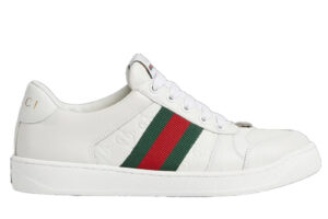 Giày Gucci Screener GG White Web Classic