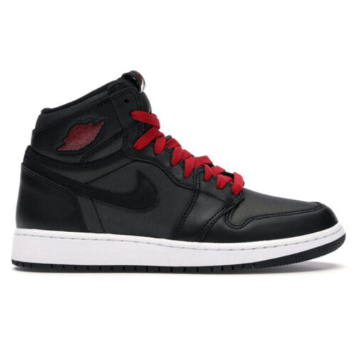 Giày Nike Air Jordan 1 Retro High Black Satin Gym Red Best Quality