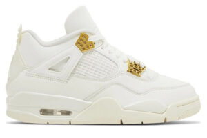 Giày Nike Air Jordan 4 Sail Metallic Gold Like Auth