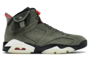 Giày Nike Air Jordan 6 Retro Travis Scott OG Xanh Olive