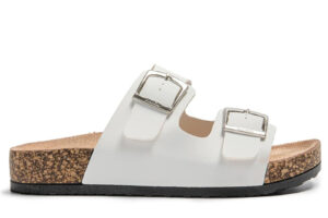 Dép Birkenstock Arizona Big Buckle White Màu Trắng