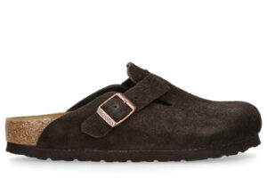 Dép Birkenstock Boston Soft Footbed Mocha Màu Nâu Đậm