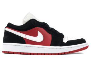 Giày Air Jordan 1 Low Black White Gym Red Best Quality