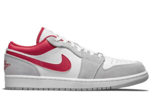 Giày Air Jordan 1 Low SE ‘Light Smoke Grey Gym Red’ Best Quality