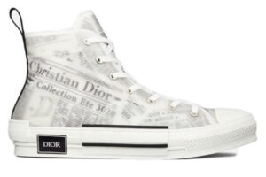 Giày Dior B23 High Top Daniel Arsham Newspaper