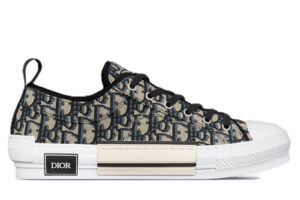 Giày Dior B23 League Low Top Beige Black Oblique Jacquard