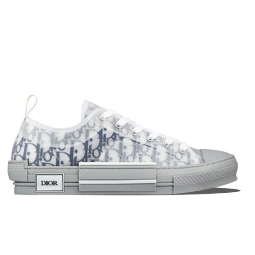Giày Dior B23 Low White Navy Blue