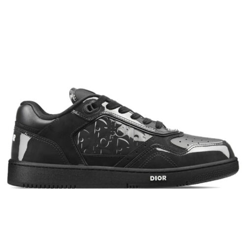 Giày Dior B27 Black Patent Calfskin Dior Oblique Gravity Leather Best Quality