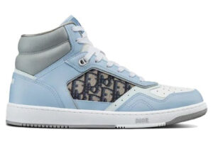 Giày Dior B27 High Light Blue and White Gray họa tiết vải Dior Oblique Jacquard Best Quality