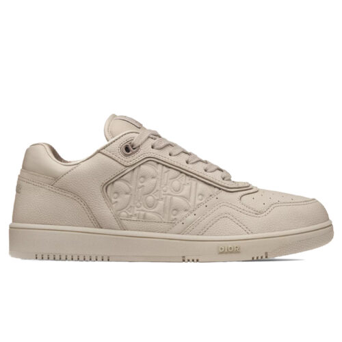 Giày Dior B27 Low Beige Grained Calfskin Beige Dior Gravity Leather Best Quality