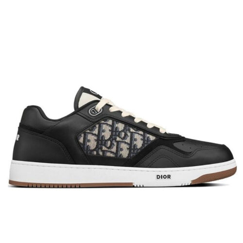 Giày Dior B27 Low Black họa tiết vải Dior Oblique Jacquard Best Quality