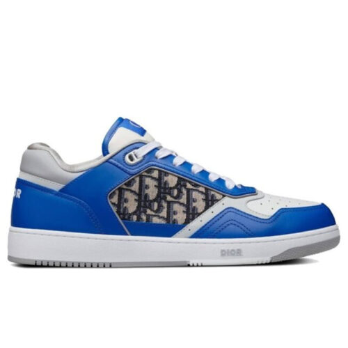 Giày Dior B27 Low Blue Grey White Beige Dior Oblique Jacquard Best Quality