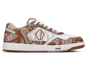Giày Dior B27 Low Coffee White CD Paisley White Dior Oblique Best Quality