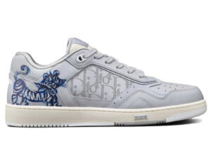 Giày Dior B27 Low Kenny Scharf Blue Tiger Print Best Quality