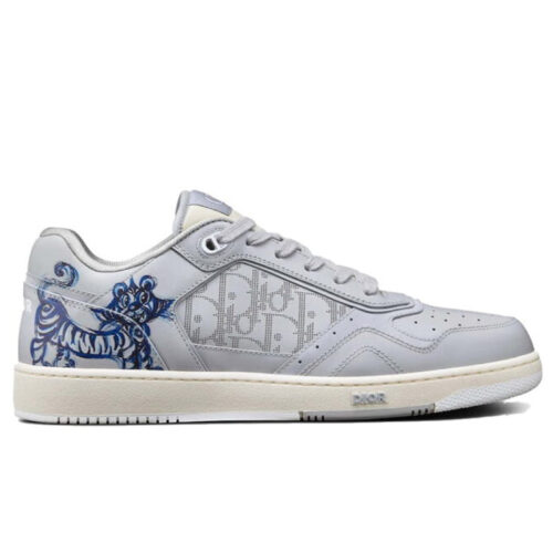 Giày Dior B27 Low Kenny Scharf Blue Tiger Print Best Quality