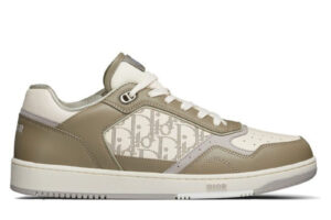 Giày Dior B27 Low Khaki and Cream họa tiết da Dior Oblique Galaxy Best Quality