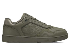 Giày Dior B27 Low Khaki Grained Calfskin and Khaki Dior Gravity Best Quality