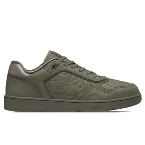 Giày Dior B27 Low Khaki Grained Calfskin and Khaki Dior Gravity Best Quality