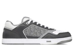 Giày Dior B27 Low màu xám Gray Anthracite họa tiết Ruthenium-Colored Dior Oblique Jacquard Best Quality