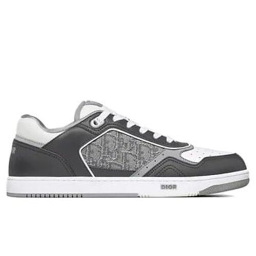 Giày Dior B27 Low màu xám Gray Anthracite họa tiết Ruthenium-Colored Dior Oblique Jacquard Best Quality