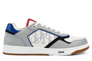 Giày Dior B27 Low ‘Oblique Galaxy Grey Blue Red’ Best Quality