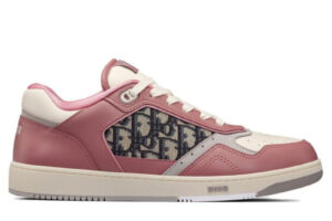 Giày Dior B27 Low Pink Cream họa tiết vải Dior Oblique Jacquard Best Quality