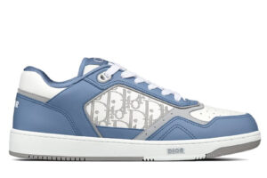 Giày Dior B27 Low University Blue White họa tiết Dior Oblique Galaxy Best Quality