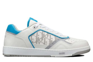 Giày Dior B27 Low White Light Blue họa tiết Dior Oblique Galaxy Best Quality