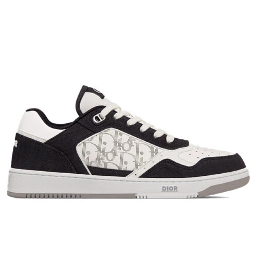 Giày Dior B27 Low White Smooth Calfskin Black Denim White Dior Oblique Galaxy Best Quality