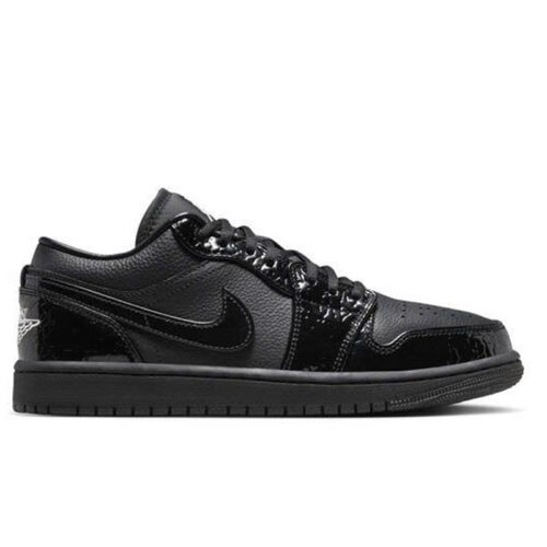 Giày Jordan 1 Low SE ‘Patent Elephant Black Best Quality