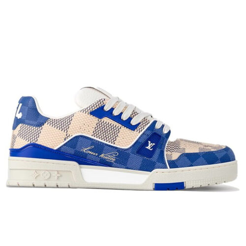 Giày Louis Vuitton LV Trainer #54 Damier Blue Best Quality