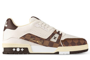 Giày Louis Vuitton LV Trainer #54 Damier Pattern Moka Brown Best Quality