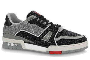 Giày Louis Vuitton Lv Trainer #54 Signature Black Grey Crystal Best Quality