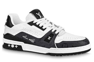 Giày Louis Vuitton Lv Trainer #54 Signature Black White Best Quality