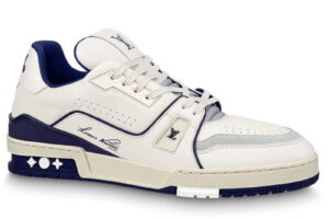 Giày Louis Vuitton Lv Trainer #54 Signature Marine Blue Best Quality