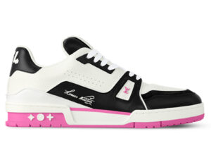 Giày Louis Vuitton LV Trainer #54 White Black Pink Best Quality