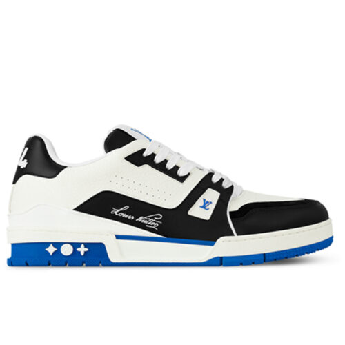Giày Louis Vuitton LV Trainer #54 White Blue Black Best Quality