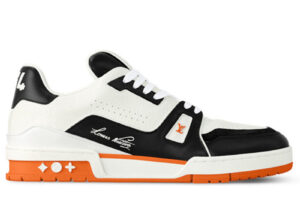 Giày Louis Vuitton LV Trainer #54 White Orange Black Best Quality