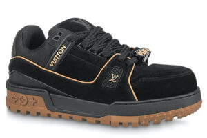 Giày Louis Vuitton Lv Trainer Maxi Black Brown Suede Best Quality