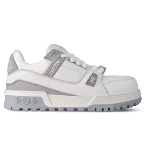 Giày Louis Vuitton LV Trainer Maxi Calf Leather Grey Best Quality