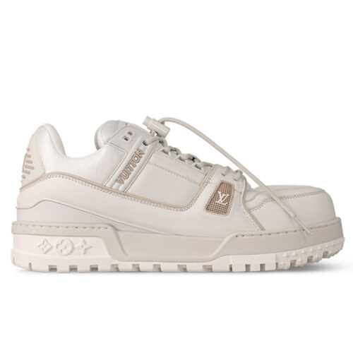 Giày Louis Vuitton LV Trainer Maxi Calf Leather White Best Quality