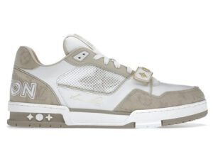 Giày Louis Vuitton Lv Trainer Monogram Beige quai Velcro Best Quality