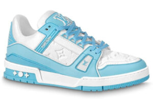 Giày Louis Vuitton Lv Trainer Monogram Blue Best Quality