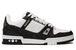 Giày Louis Vuitton LV Trainer Monogram Denim Black Best Quality