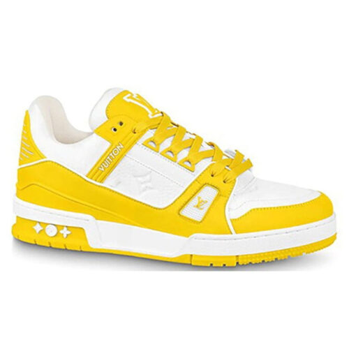Giày Louis Vuitton Lv Trainer Monogram Yellow Best Quality